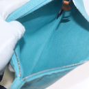 HERMES Panier Plage PM Einkaufstasche Canvas Navy Auth 172409-21