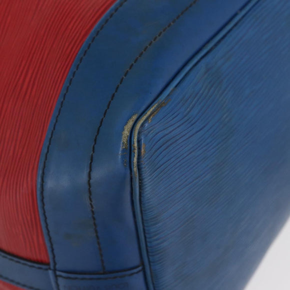 LOUIS VUITTON Epi Noe Shoulder Bag Bicolor Red Blue M44084 LV Auth 172411