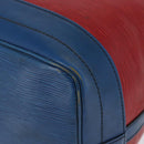 LOUIS VUITTON Epi Noe Shoulder Bag Bicolor Red Blue M44084 LV Auth 172411-16