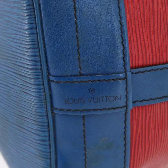 LOUIS VUITTON Epi Noe Shoulder Bag Bicolor Red Blue M44084 LV Auth 172411