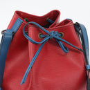 LOUIS VUITTON Epi Noe Shoulder Bag Bicolor Red Blue M44084 LV Auth 172411-10