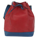LOUIS VUITTON Epi Noe Shoulder Bag Bicolor Red Blue M44084 LV Auth 172411-13