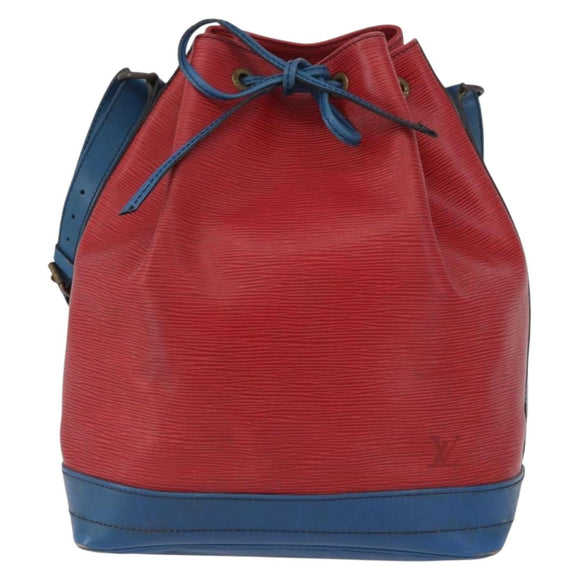 LOUIS VUITTON Epi Noe Shoulder Bag Bicolor Red Blue M44084 LV Auth 172411