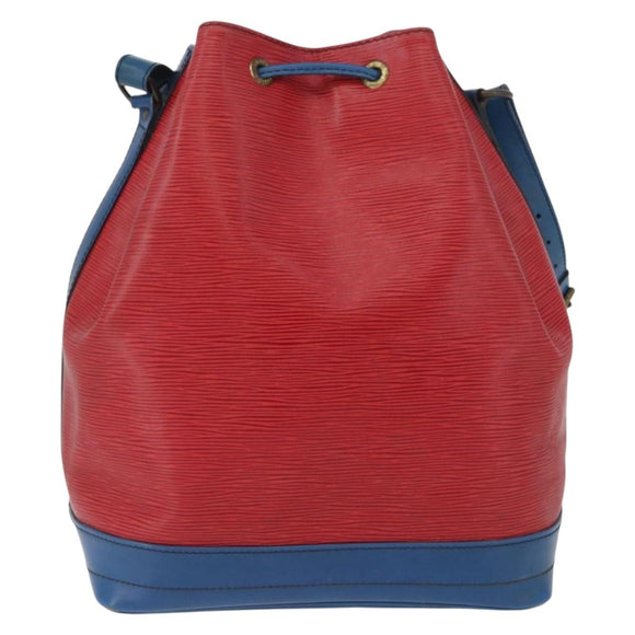 LOUIS VUITTON Epi Noe Shoulder Bag Bicolor Red Blue M44084 LV Auth 172411