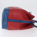 LOUIS VUITTON Epi Noe Shoulder Bag Bicolor Red Blue M44084 LV Auth 172411-3