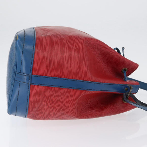LOUIS VUITTON Epi Noe Shoulder Bag Bicolor Red Blue M44084 LV Auth 172411