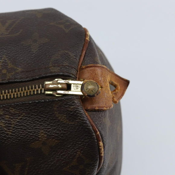 LOUIS VUITTON Monogram Speedy 30 Hand Bag M41526 LV Auth 172416