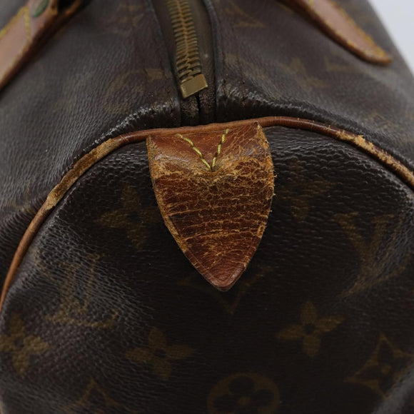 LOUIS VUITTON Monogram Speedy 30 Hand Bag M41526 LV Auth 172416