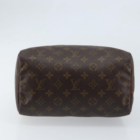 LOUIS VUITTON Monogram Speedy 30 Hand Bag M41526 LV Auth 172416