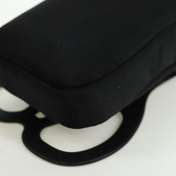 PRADA Handyhalter-Etui Nylon Schwarz Silber Original 172423M