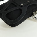 PRADA Handyhalter-Etui Nylon Schwarz Silber Original 172423M-18