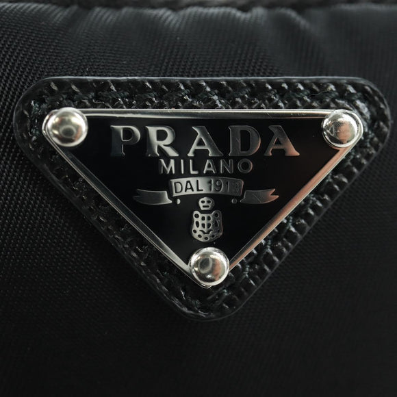 PRADA Handyhalter-Etui Nylon Schwarz Silber Original 172423M