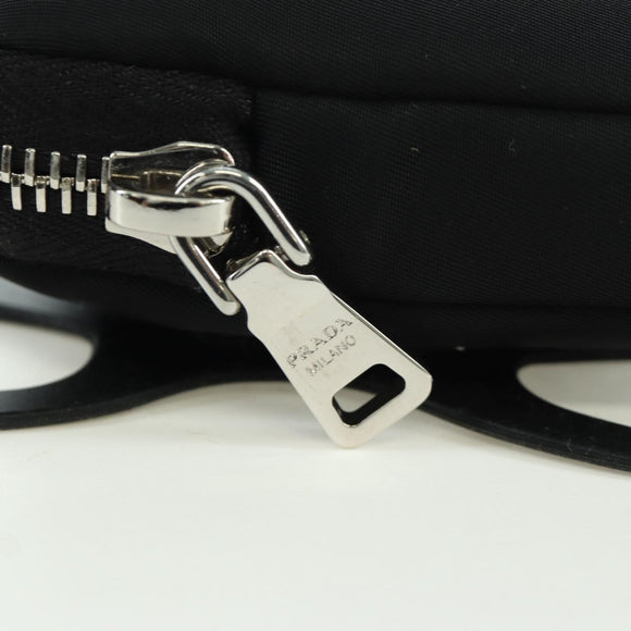 PRADA Handyhalter-Etui Nylon Schwarz Silber Original 172423M