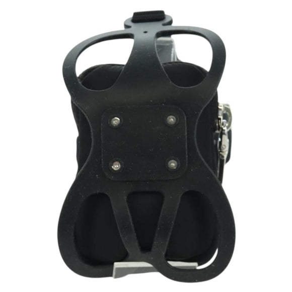PRADA Handyhalter-Etui Nylon Schwarz Silber Original 172423M