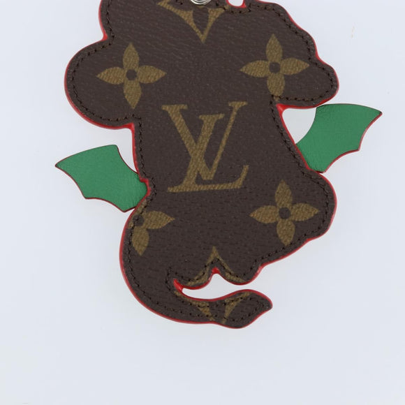 LOUIS VUITTON Drache Vivienne Anhänger Tasche Anhänger Mehrfarbig M01466 LV Auth 172425M