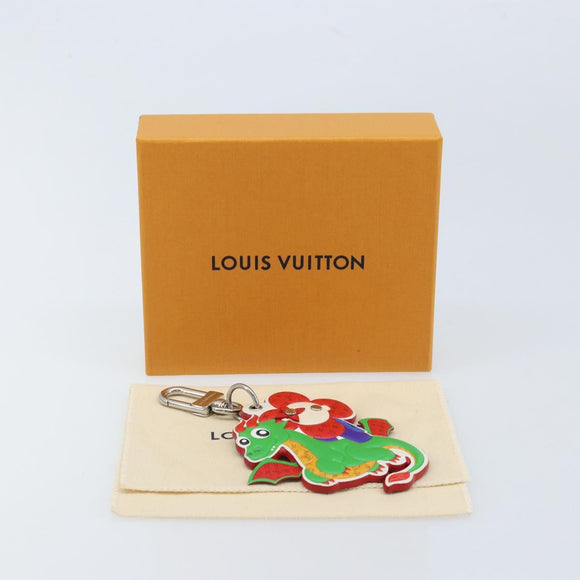 LOUIS VUITTON Drache Vivienne Anhänger Tasche Anhänger Mehrfarbig M01466 LV Auth 172425M