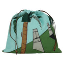 LOEWE Drawstring Ken Price Collaboration Pouch Canvas Light Blue Auth 172426V-1