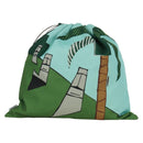 LOEWE Drawstring Ken Price Collaboration Pouch Canvas Light Blue Auth 172426V-2