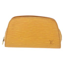 LOUIS VUITTON Epi Dauphine PM Pouch Yellow M48449 LV Auth 172428-13