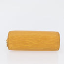 LOUIS VUITTON Epi Dauphine PM Pouch Yellow M48449 LV Auth 172428-6