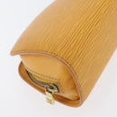LOUIS VUITTON Epi Dauphine PM Pouch Yellow M48449 LV Auth 172428-7