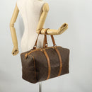 LOUIS VUITTON Monogram Sac Souple 45 Boston Bag M41624 LV Auth 172429-22