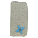 LOUIS VUITTON Taurillon Climbing Zippy Wallet Vertical Ivory M81573 Auth 172432SAM-13