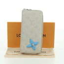 LOUIS VUITTON Taurillon Climbing Zippy Wallet Vertical Ivory M81573 Auth 172432SAM-12
