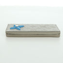 LOUIS VUITTON Taurillon Climbing Zippy Wallet Vertical Ivory M81573 Auth 172432SAM-3