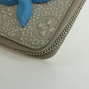 LOUIS VUITTON Taurillon Climbing Zippy Wallet Vertical Ivory M81573 Auth 172432SAM-14