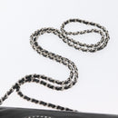 CHANEL COCO Mark Chain Shoulder Bag Patent Black Silver CC Auth 172433SAV-14