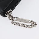 CHANEL Matelasse Cambon Line Long Wallet Leather Black Silver CC Auth 172434SAV-7