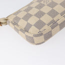 LOUIS VUITTON Damier Azur Mini Pochette Accessoires Pouch N63005 LV Auth 172435V-16