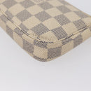 LOUIS VUITTON Damier Azur Mini Pochette Accessoires Pouch N63005 LV Auth 172435V-17