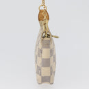 LOUIS VUITTON Damier Azur Mini Pochette Accessoires Pouch N63005 LV Auth 172435V-4