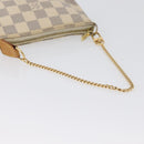 LOUIS VUITTON Damier Azur Mini Pochette Accessoires Pouch N63005 LV Auth 172435V-7
