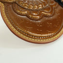 LOUIS VUITTON Vernis Comte De Feu Pochette Owl Bag Bronze M92268 Auth 172440V-15