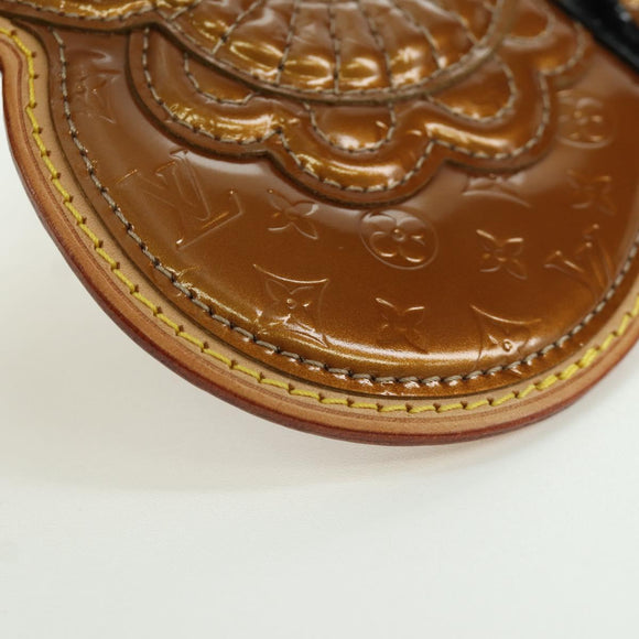 LOUIS VUITTON Vernis Comte De Feu Pochette Owl Bag Bronze M92268 Auth 172440V