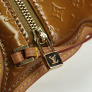LOUIS VUITTON Vernis Comte De Feu Pochette Owl Bag Bronze M92268 Auth 172440V-24