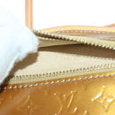 LOUIS VUITTON Vernis Comte De Feu Pochette Owl Bag Bronze M92268 Auth 172440V-11