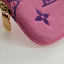 LOUIS VUITTON Monogram Lanyard Milty Pochette Münzbörse MP3072 LV Auth 172443M-14