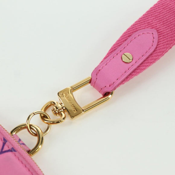 LOUIS VUITTON Monogram Lanyard Milty Pochette Münzbörse MP3072 LV Auth 172443M