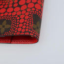 LOUIS VUITTON Yayoi Kusama Agenda PM Day Planner Cover Rood R21132 Auth 172444SAV-15