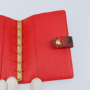 LOUIS VUITTON Yayoi Kusama Agenda PM Day Planner Cover Rood R21132 Auth 172444SAV-18