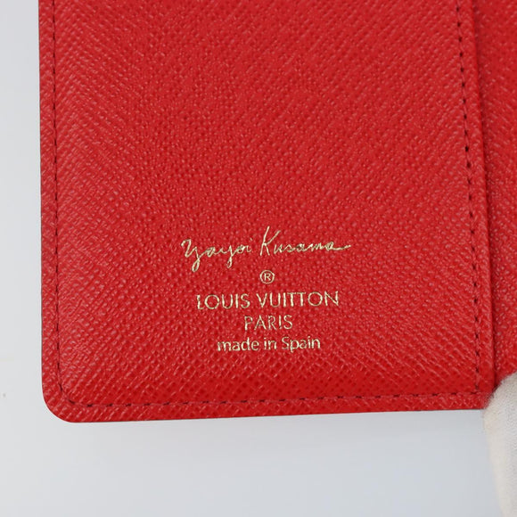 LOUIS VUITTON Yayoi Kusama Agenda PM Day Planner Cover Rood R21132 Auth 172444SAV