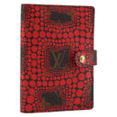 LOUIS VUITTON Yayoi Kusama Agenda PM Day Planner Cover Rood R21132 Auth 172444SAV-1