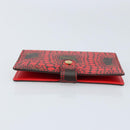 LOUIS VUITTON Yayoi Kusama Agenda PM Day Planner Cover Rood R21132 Auth 172444SAV-3