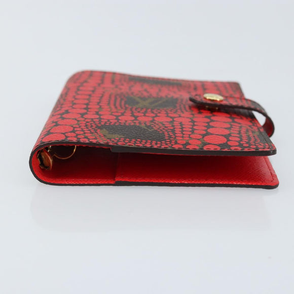LOUIS VUITTON Yayoi Kusama Agenda PM Day Planner Cover Rood R21132 Auth 172444SAV