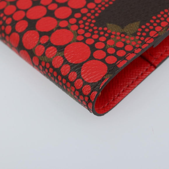 LOUIS VUITTON Yayoi Kusama Agenda PM Day Planner Cover Rood R21132 Auth 172444SAV