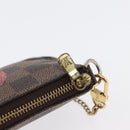 LOUIS VUITTON Damier Ebene T&B Mini Pochette Pouch N58011 Auth 172452A-10